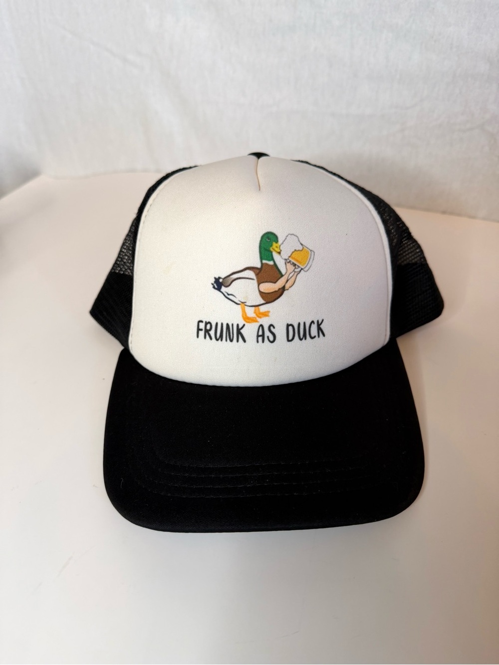 Frunk as Duck Foam Front Trucker Hat